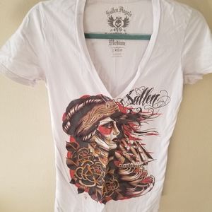 Deep V Tattoo Tshirt